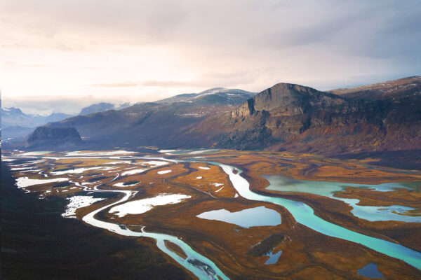 color landscape photo of Sarek National Park, Lapland, Sweden by Christoffer Åhlén