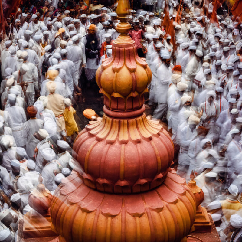 color photo of ceremony in Dehugaon, India by Arun Kumar Nalimela