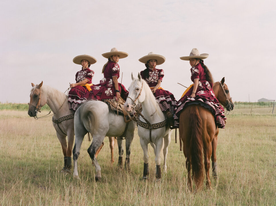 color portrait photo of women on horses by Constance Jaeggi